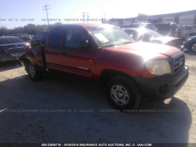5TETX22N57Z349680 - 2007 TOYOTA TACOMA ACCESS CAB წითელი ფოტო 1