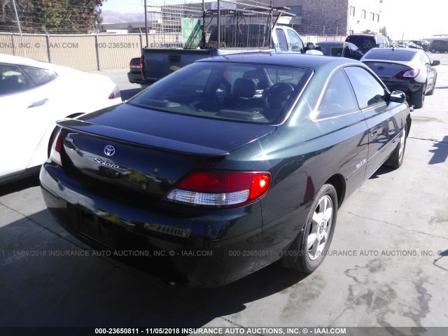 2T1CF28P4YC402999 - 2000 TOYOTA CAMRY SOLARA SE/SLE Yaşıl foto 4