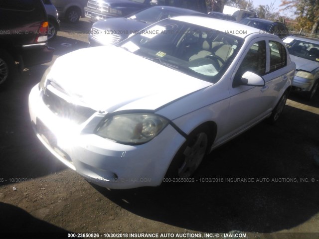 1G1AF5F54A7183116 - 2010 CHEVROLET COBALT 2LT WHITE photo 2