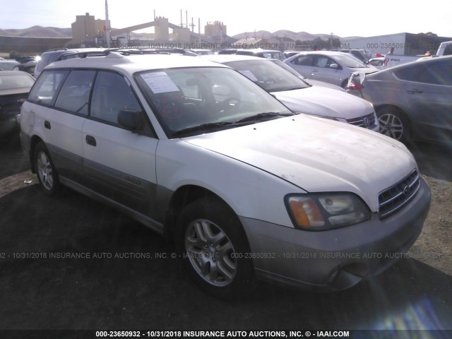 4S3BH675426619156 - 2002 SUBARU LEGACY OUTBACK AWP 白色 照片 1