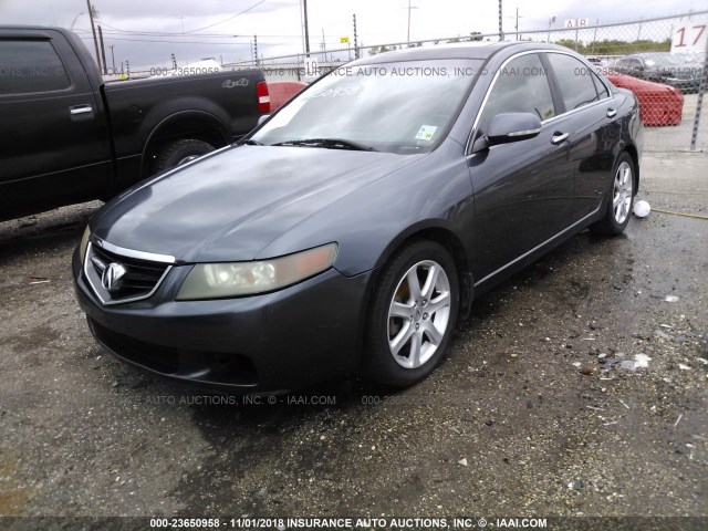 JH4CL96985C021763 - 2005 ACURA TSX ნაცრისფერი ფოტო 2
