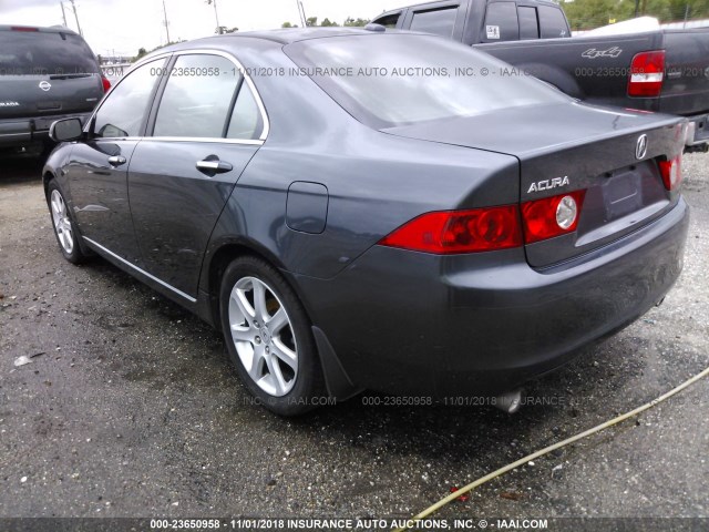 JH4CL96985C021763 - 2005 ACURA TSX ნაცრისფერი ფოტო 3