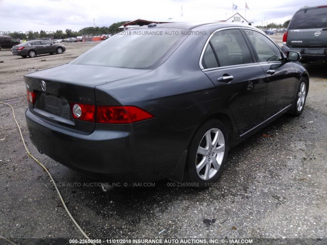 JH4CL96985C021763 - 2005 ACURA TSX ნაცრისფერი ფოტო 4