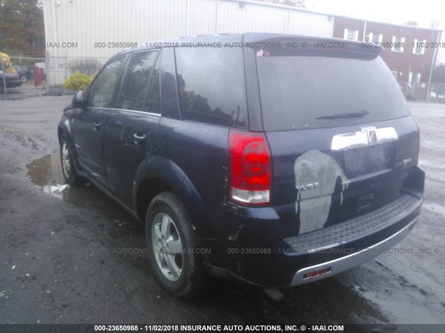 5GZCZ33Z67S854566 - 2007 SATURN VUE HYBRID BLUE photo 3