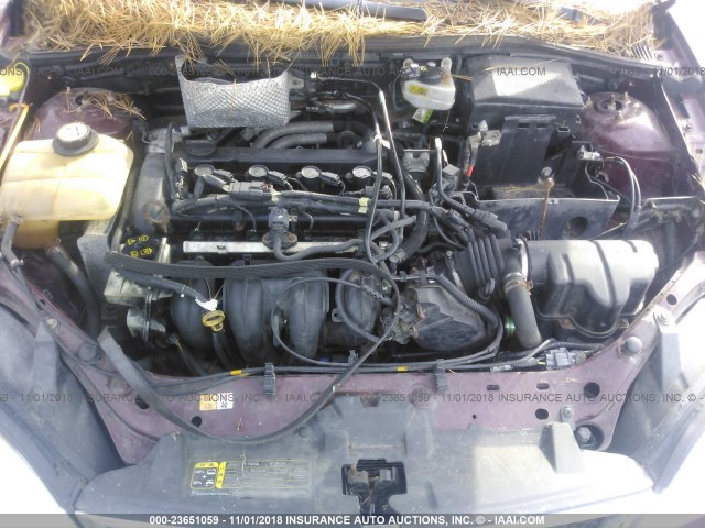 1FAFP34N87W351250 - 2007 FORD FOCUS ZX4/S/SE/SES 红色 照片 10
