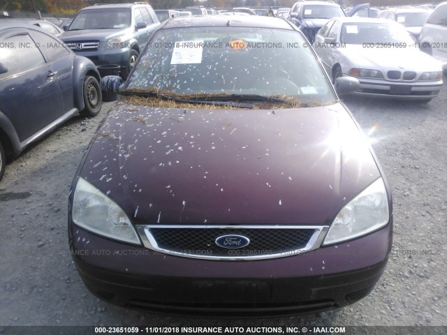 1FAFP34N87W351250 - 2007 FORD FOCUS ZX4/S/SE/SES 红色 照片 6