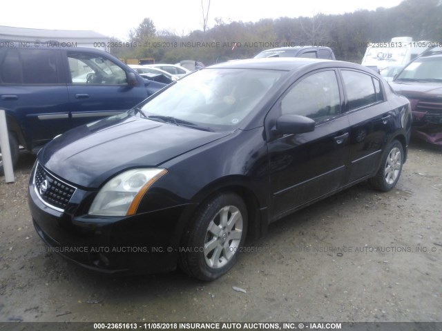 3N1AB61E78L655026 - 2008 NISSAN SENTRA 2.0/2.0S/2.0SL BLACK photo 2