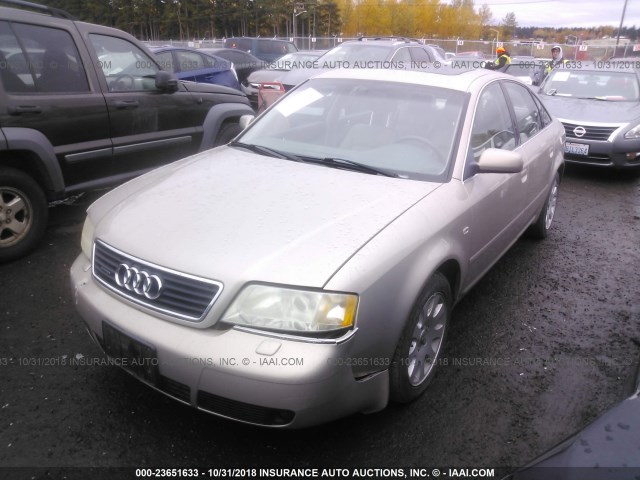 WAUBA34B9XN088057 - 1999 AUDI A6 2.8 QUATTRO GOLD photo 2