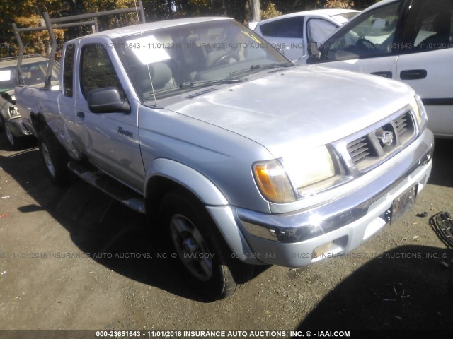 1N6ED26T9YC317662 - 2000 NISSAN FRONTIER KING CAB XE/KING CAB SE SILVER photo 1