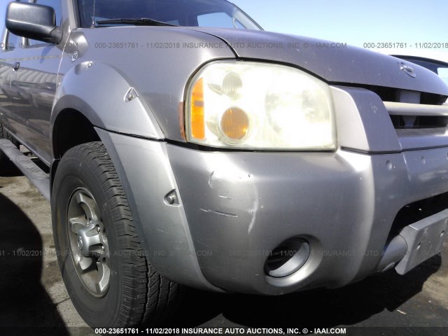 1N6ED27Y74C472568 - 2004 NISSAN FRONTIER CREW CAB XE V6 BROWN photo 6