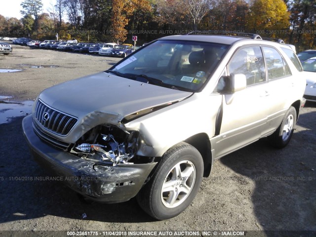 JTJHF10U630304039 - 2003 LEXUS RX 300 TAN photo 2