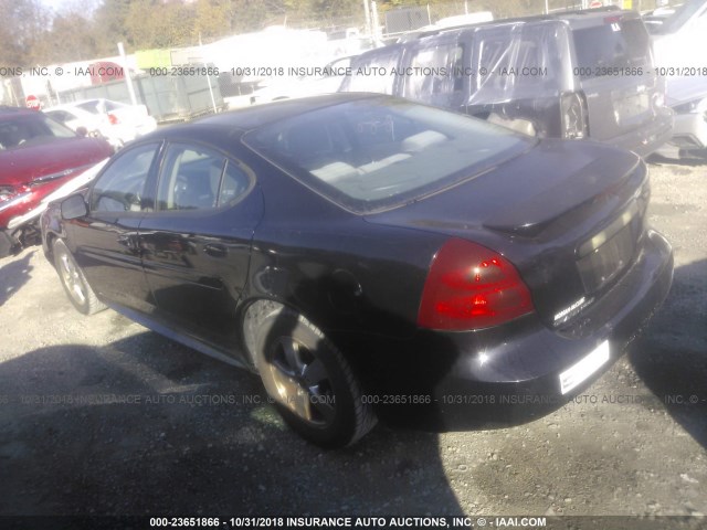 2G2WP522151192529 - 2005 PONTIAC GRAND PRIX BLACK photo 3