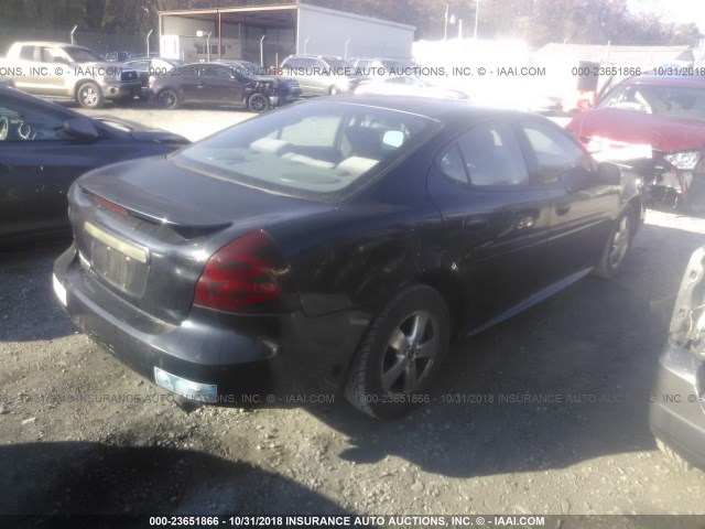 2G2WP522151192529 - 2005 PONTIAC GRAND PRIX BLACK photo 4