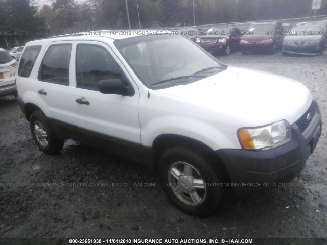 1FMYU92154DA08655 - 2004 FORD ESCAPE XLS WHITE photo 1