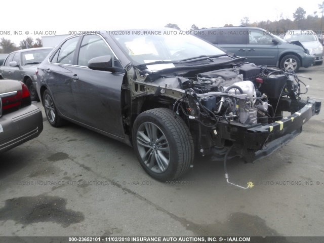 4T1BF1FK3FU030483 - 2015 TOYOTA CAMRY LE/XLE/SE/XSE GRAY photo 1
