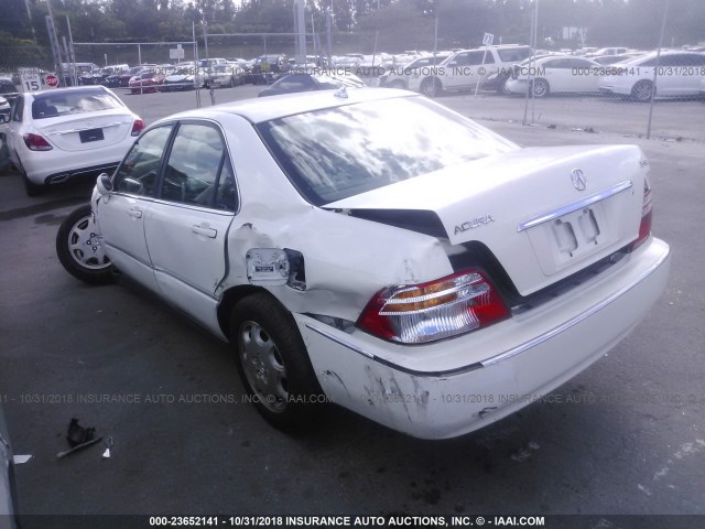 JH4KA965XXC010443 - 1999 ACURA 3.5RL WHITE photo 3