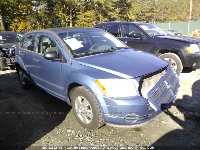1B3HB28C47D194964 - 2007 DODGE CALIBER BLUE photo 1