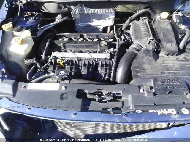 1B3HB28C47D194964 - 2007 DODGE CALIBER BLUE photo 10