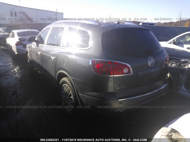 5GAKRCED5CJ247669 - 2012 BUICK ENCLAVE GRAY photo 3