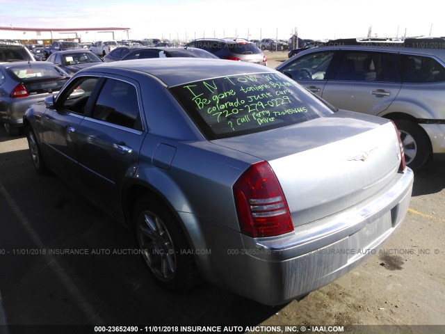 2C3KA63H86H258429 - 2006 CHRYSLER 300C GRAY photo 3