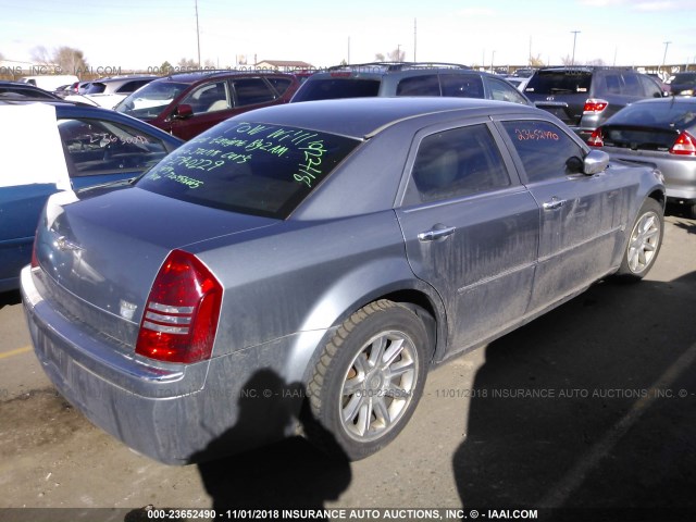 2C3KA63H86H258429 - 2006 CHRYSLER 300C GRAY photo 4