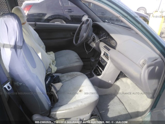 KNJLT05H7V6207795 - 1997 FORD ASPIRE GREEN photo 5