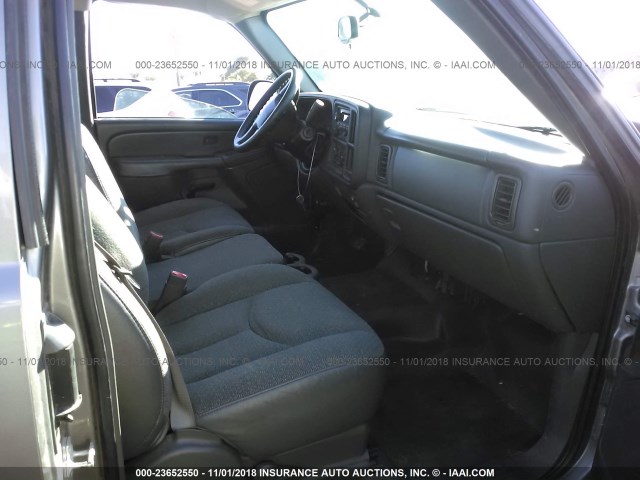 1GCEC19XX7Z131381 - 2007 CHEVROLET SILVERADO C1500 CLASSIC SILVER photo 5