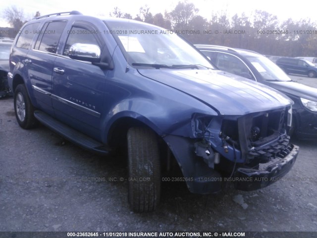 1A8HW58227F528918 - 2007 CHRYSLER ASPEN LIMITED Light Blue photo 1