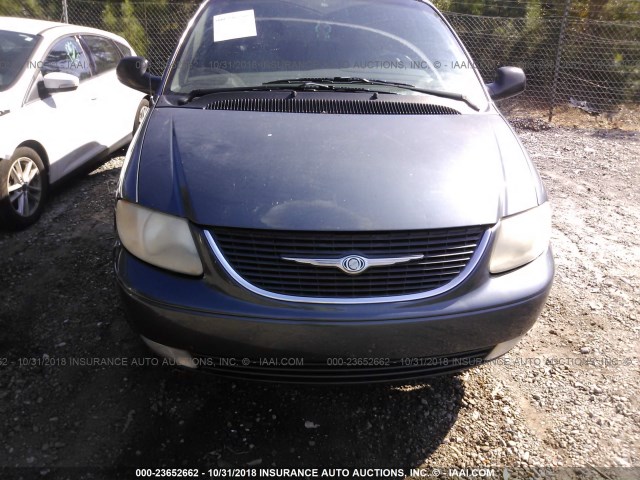 2C8GP54L01R336720 - 2001 CHRYSLER TOWN & COUNTRY LXI BLUE photo 6