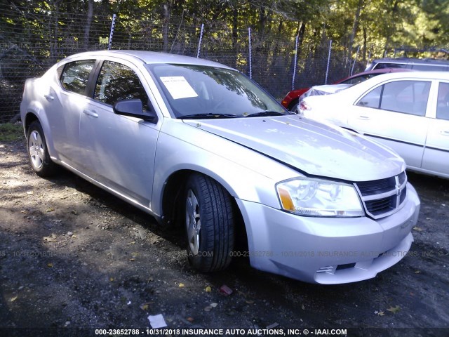 1B3CC4FB3AN180326 - 2010 DODGE AVENGER SXT SILVER photo 1