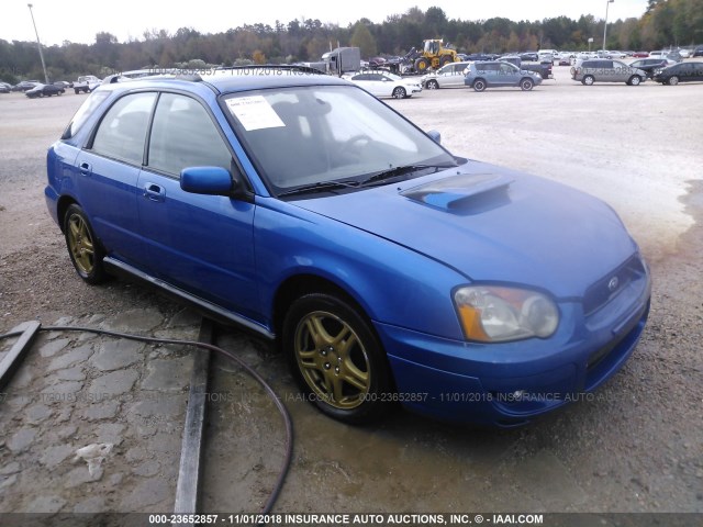 JF1GG29674H805908 - 2004 SUBARU IMPREZA WRX BLUE photo 1