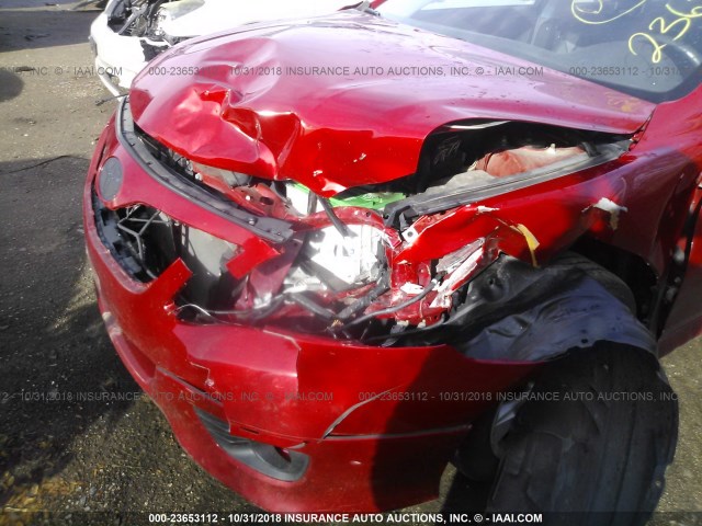 4T1BF3EK3BU700542 - 2011 TOYOTA CAMRY SE/LE/XLE RED photo 6