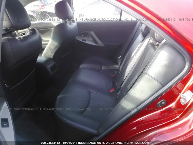4T1BF3EK3BU700542 - 2011 TOYOTA CAMRY SE/LE/XLE RED photo 8