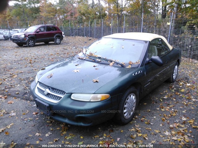 3C3EL45H4TT290077 - 1996 CHRYSLER SEBRING JX GREEN photo 2