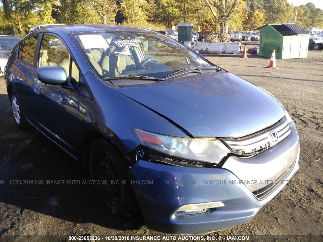 JHMZE2H50AS005286 - 2010 HONDA INSIGHT LX BLUE photo 6