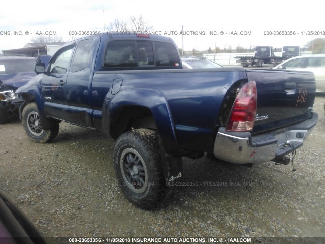 5TEUX42N17Z380327 - 2007 TOYOTA TACOMA ACCESS CAB ლურჯი ფოტო 3