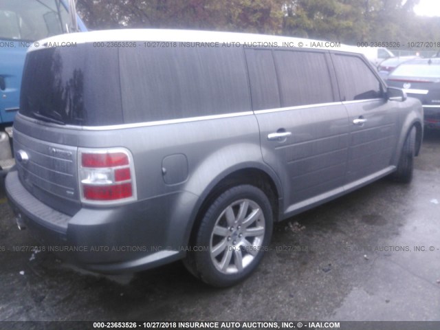 2FMEK63C49BA00275 - 2009 FORD FLEX LIMITED GRAY photo 4