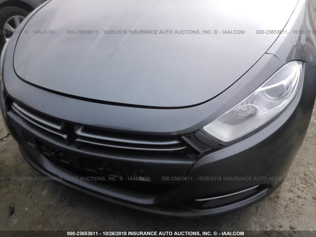 1C3CDFAAXDD231194 - 2013 DODGE DART SE/AERO GRAY photo 6