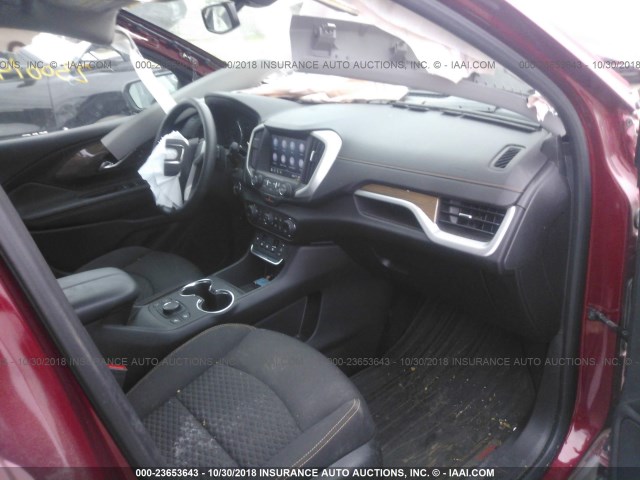 3GKALTEV0JL181790 - 2018 GMC TERRAIN SLE RED photo 5