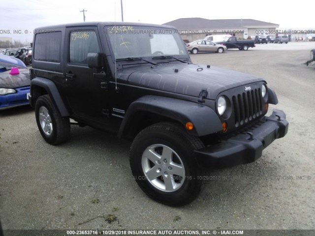 1C4AJWAG3DL639462 - 2013 JEEP WRANGLER SPORT 黑色 照片 1
