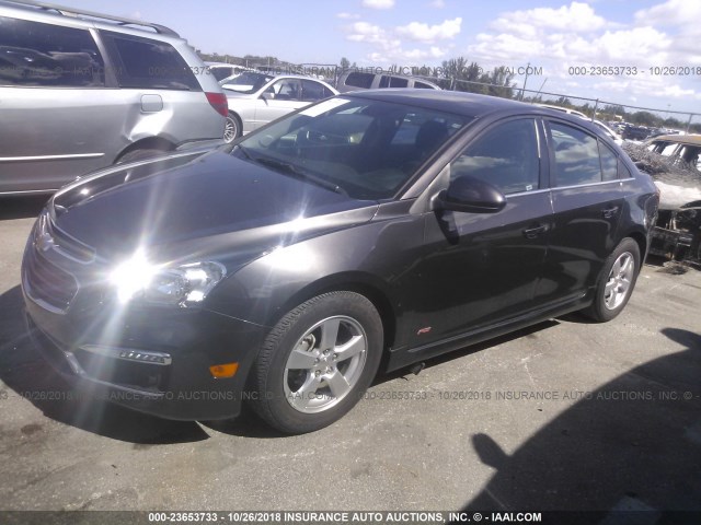 1G1PC5SB6F7142881 - 2015 CHEVROLET CRUZE LT GRAY photo 6