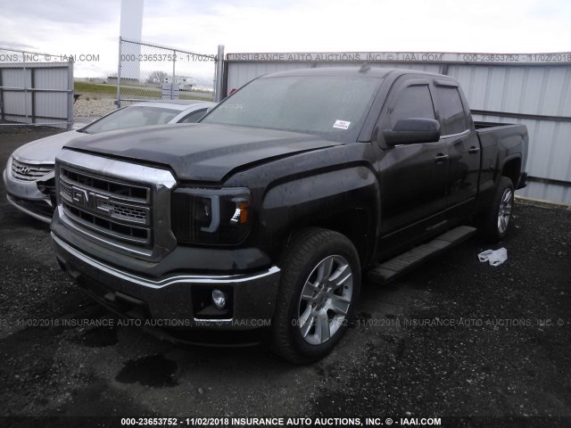 1GTR1UEC8EZ246098 - 2014 GMC SIERRA C1500 SLE BLACK photo 2