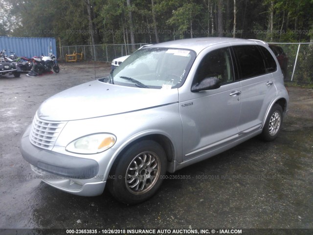 3C4FY48B92T309617 - 2002 CHRYSLER PT CRUISER CLASSIC SILVER photo 2