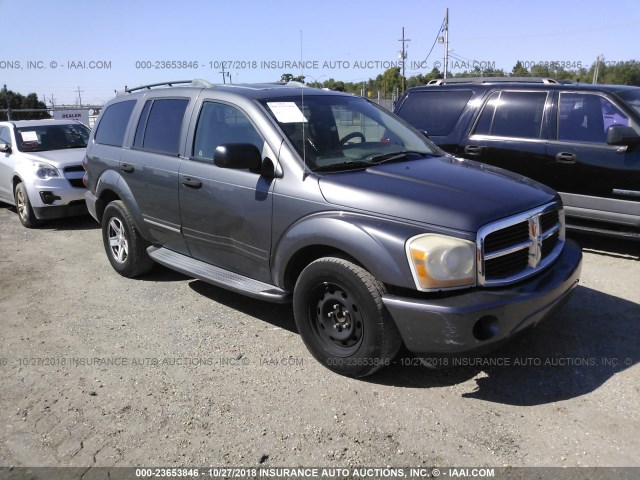 1D8HD58D24F139787 - 2004 DODGE DURANGO LIMITED GRAY photo 1