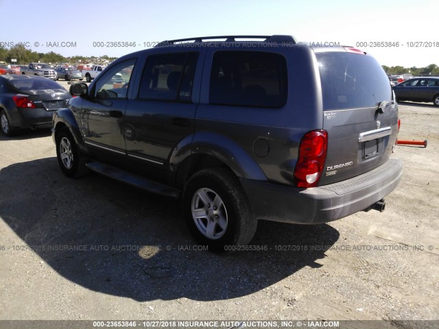 1D8HD58D24F139787 - 2004 DODGE DURANGO LIMITED GRAY photo 3