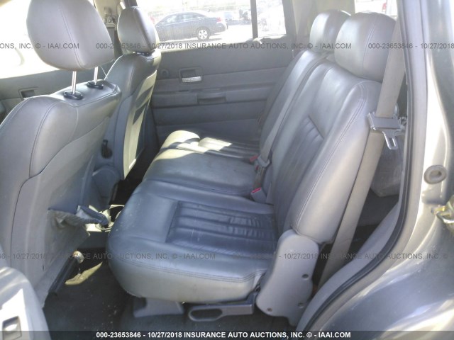 1D8HD58D24F139787 - 2004 DODGE DURANGO LIMITED GRAY photo 8