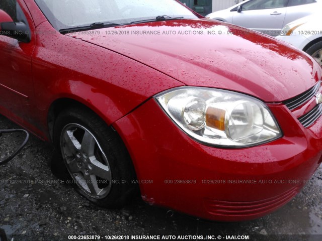 1G1AF5F50A7168144 - 2010 CHEVROLET COBALT 2LT RED photo 6