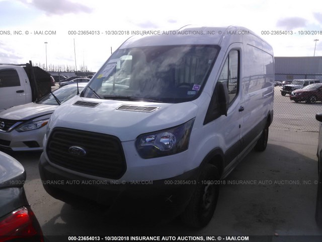 1FTYR2CM3JKA01667 - 2018 FORD TRANSIT T-250 WHITE photo 2