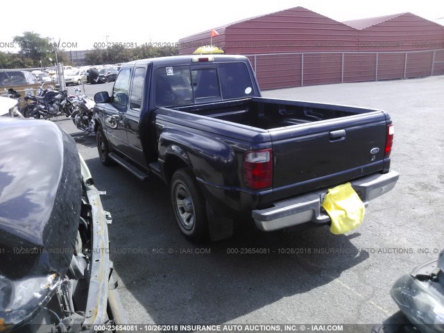 1FTZR44V53PA42380 - 2003 FORD RANGER SUPER CAB BLUE photo 3