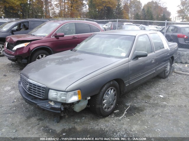 1G6KF5499WU796037 - 1998 CADILLAC DEVILLE CONCOURS GRAY photo 2